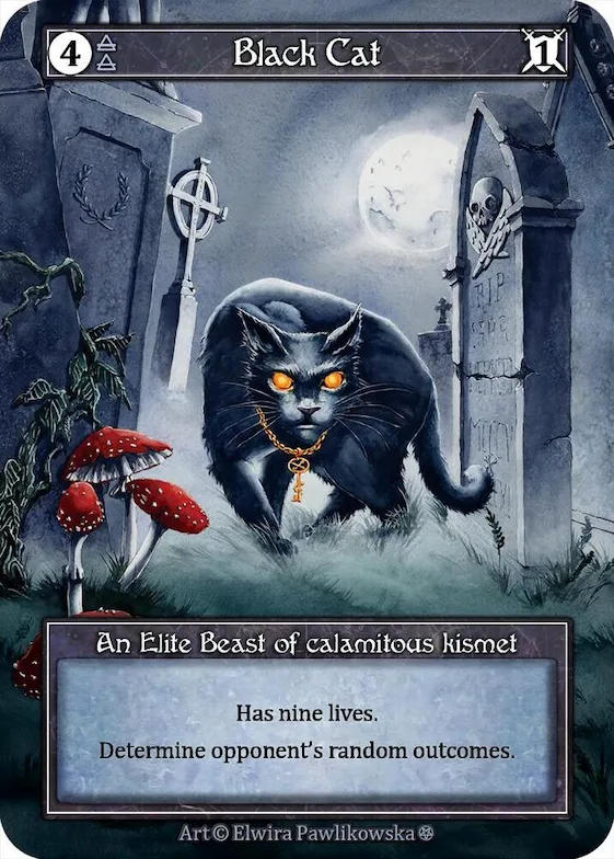 Black Cat (Foil) #p666999 – Gothic