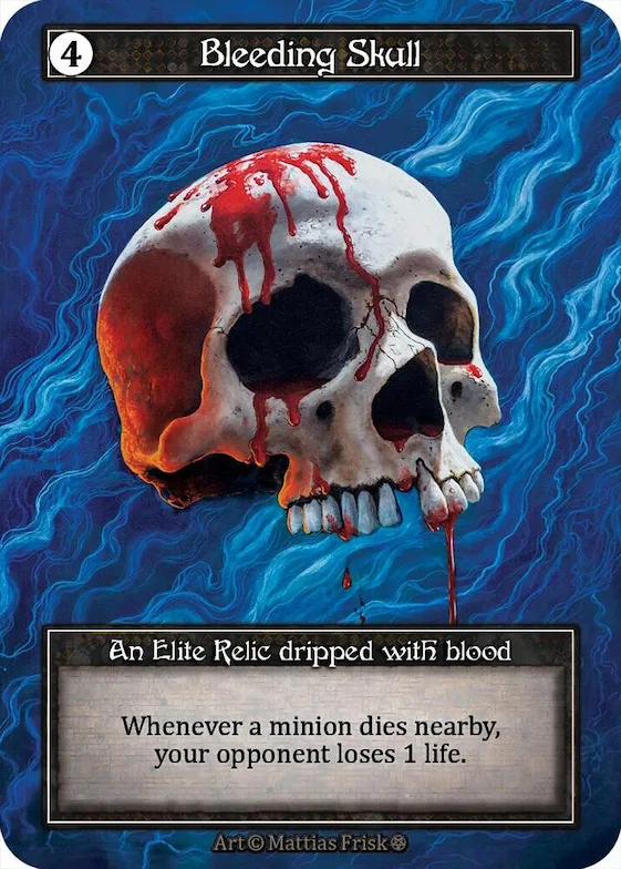 Bleeding Skull (Foil) #p667013 – Gothic
