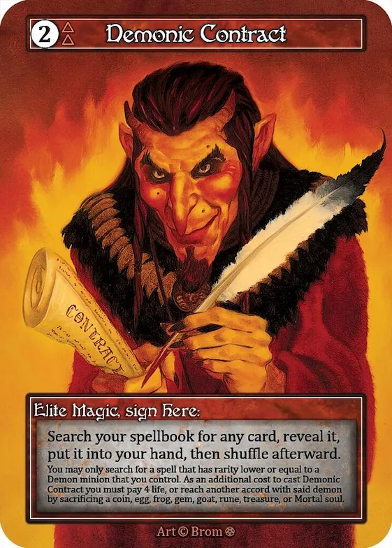 Demonic Contract (Foil) #p667125 – Gothic