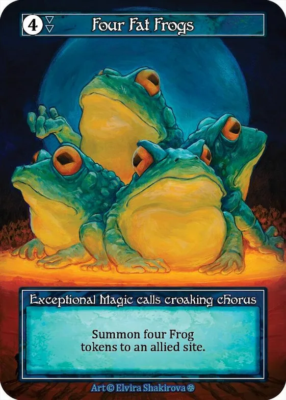 Four Fat Frogs (Foil) #p667235 – Gothic