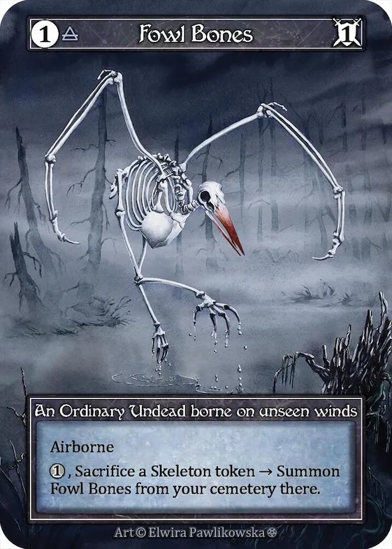 Fowl Bones (Foil) #p667237 – Gothic