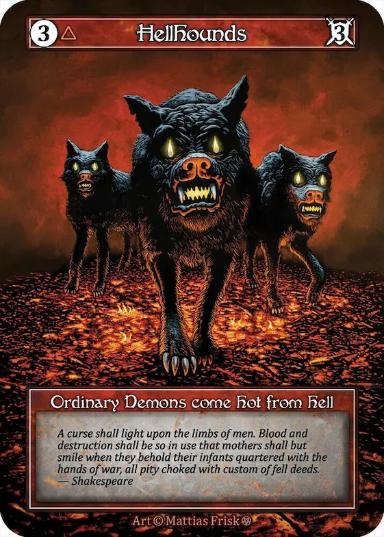 Hellhounds (Foil) #p667309 – Gothic