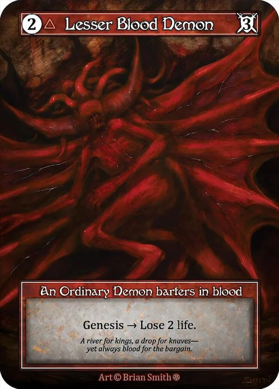 Lesser Blood Demon (Foil) #p667397 – Gothic