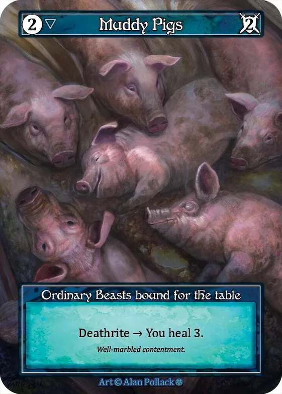 Muddy Pigs (Foil) #p667463 – Gothic