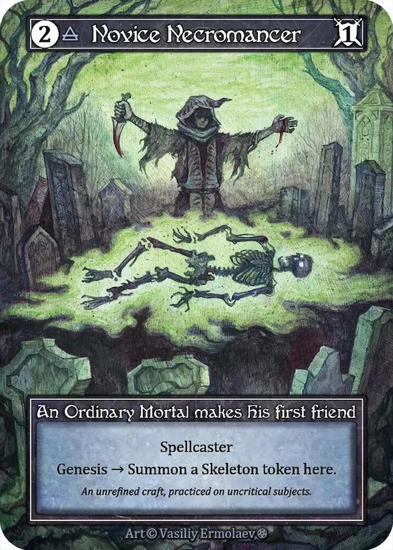 Novice Necromancer (Foil) #p667489 – Gothic