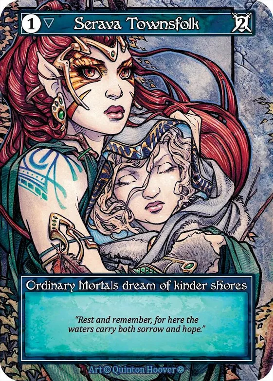 Serava Townsfolk (Foil) #p667620 – Gothic