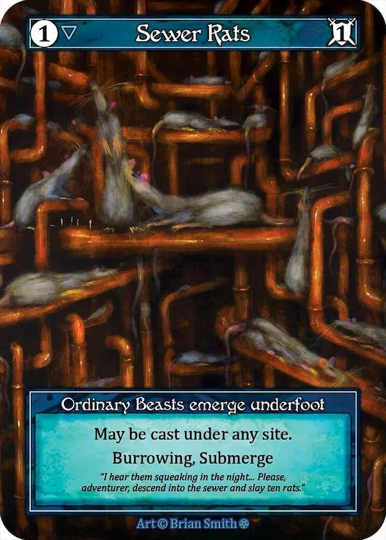 Sewer Rats (Foil) #p667622 – Gothic