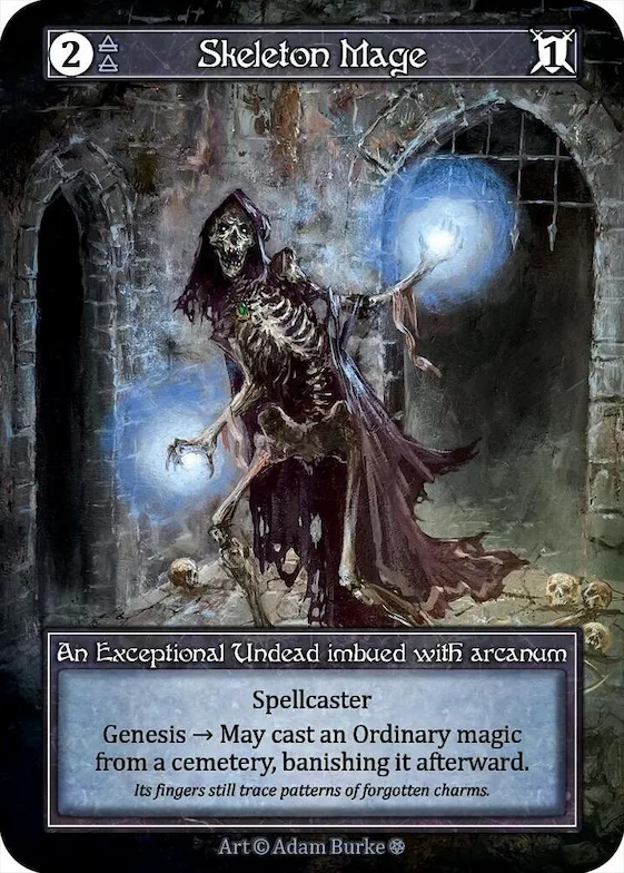 Skeleton Mage (Foil) #p667643 – Gothic