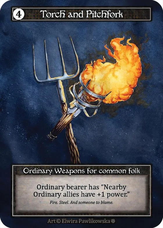 Torch and Pitchfork (Foil) #p667725 – Gothic