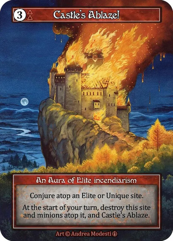 Castle's Ablaze! (Foil) #p585193 – Arthurian Legends