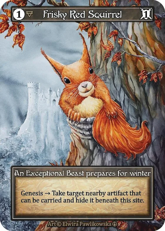 Frisky Red Squirrel (Foil) #p585248 – Arthurian Legends