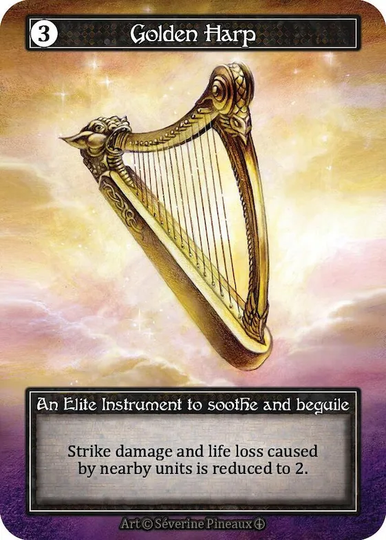 Golden Harp (Foil) #p585256 – Arthurian Legends