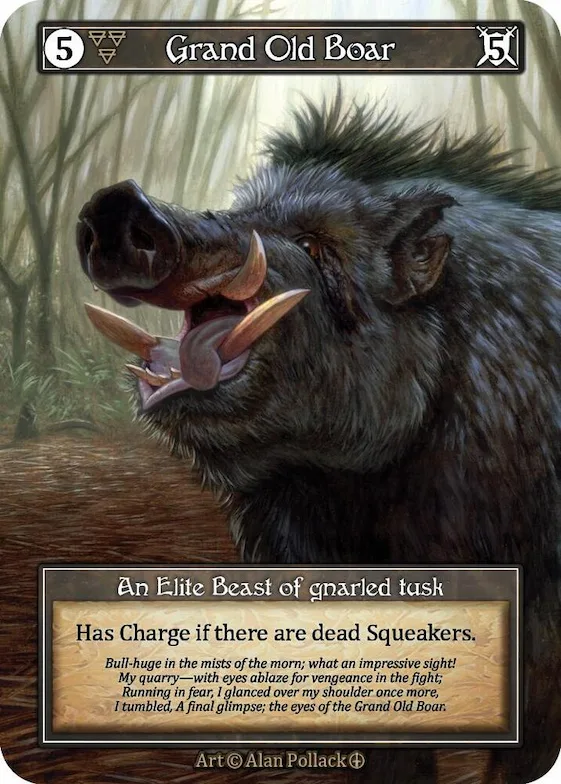 Grand Old Boar (Foil) #p585262 – Arthurian Legends