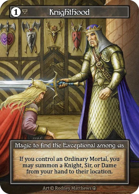 Knighthood (Foil) #p585310 – Arthurian Legends