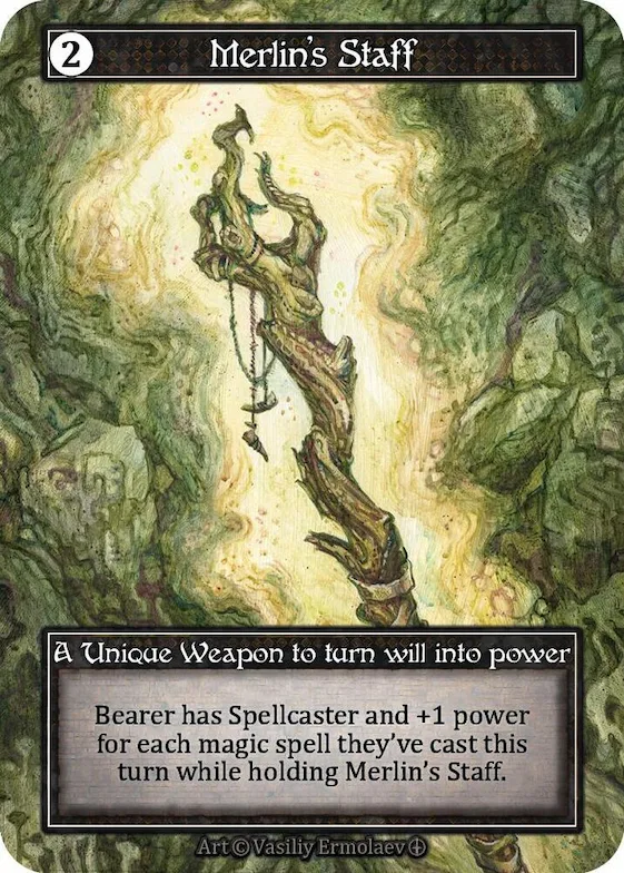 Merlin's Staff (Foil) #p585337 – Arthurian Legends