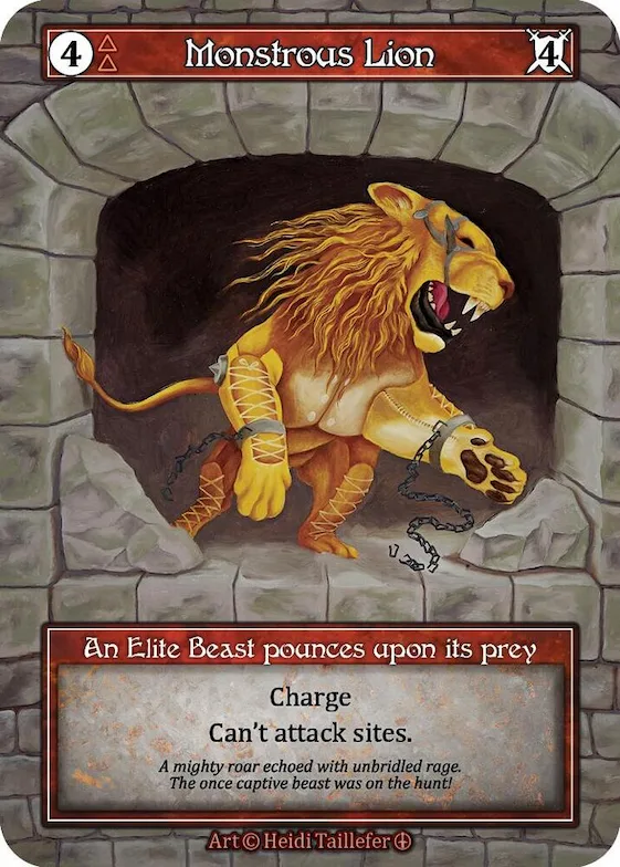 Monstrous Lion (Foil) #p585345 – Arthurian Legends