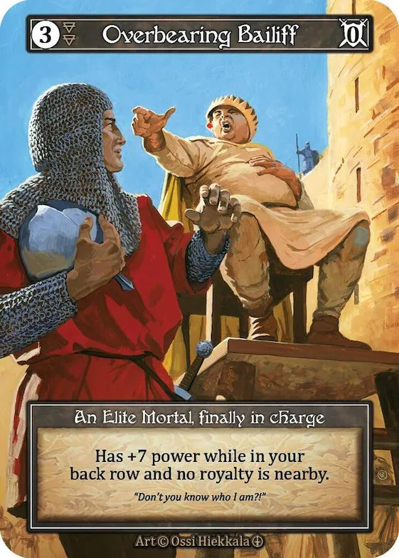 Overbearing Bailiff (Foil) #p585355 – Arthurian Legends