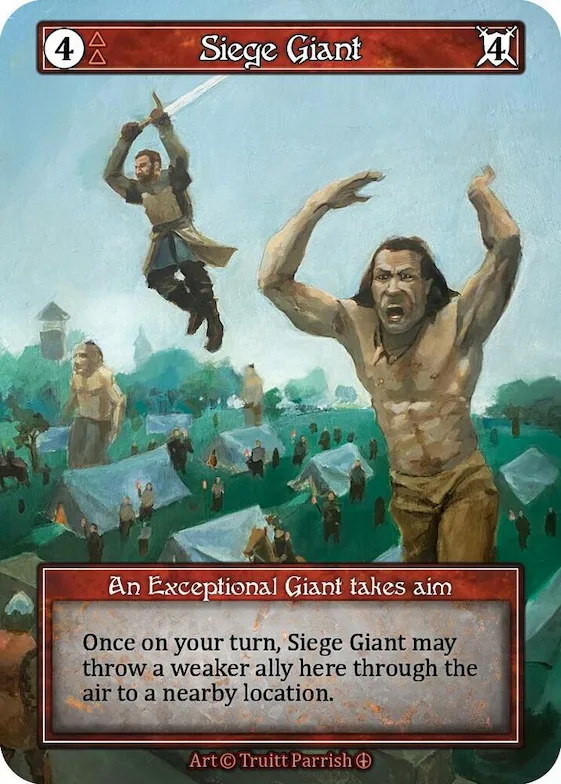 Siege Giant (Foil) #p585421 – Arthurian Legends