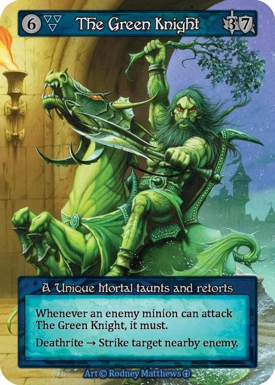The Green Knight #p585502 – Arthurian Legends