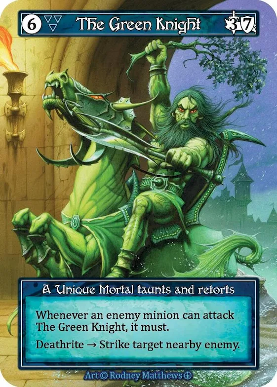 The Green Knight (Foil) #p585503 – Arthurian Legends