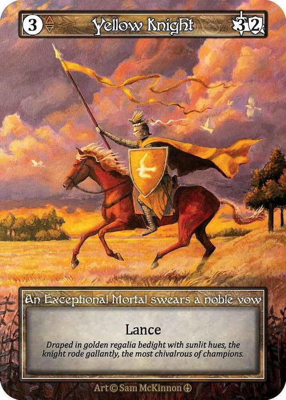 Yellow Knight (Foil) #p585575 – Arthurian Legends