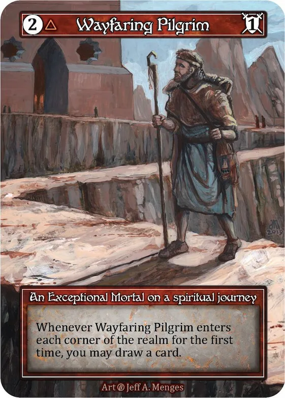 Wayfaring Pilgrim (Foil) #p522804 – Beta