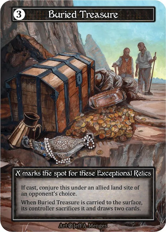 Buried Treasure (Foil) #p522829 – Beta