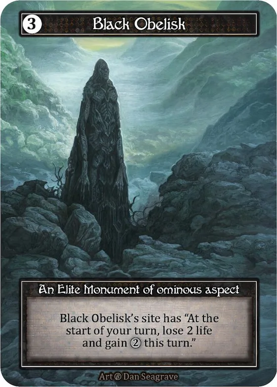 Black Obelisk (Foil) #p522845 – Beta