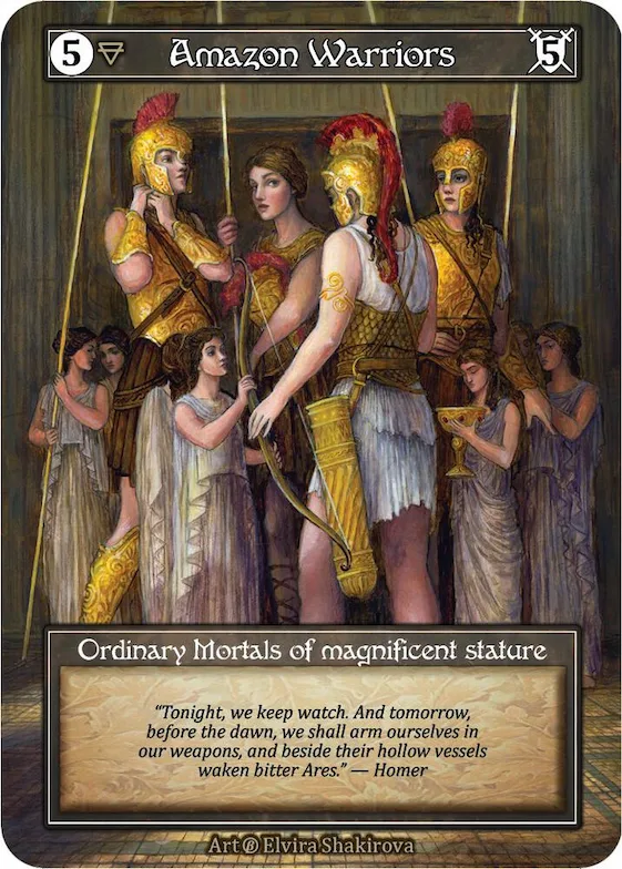 Amazon Warriors (Foil) #p522851 – Beta