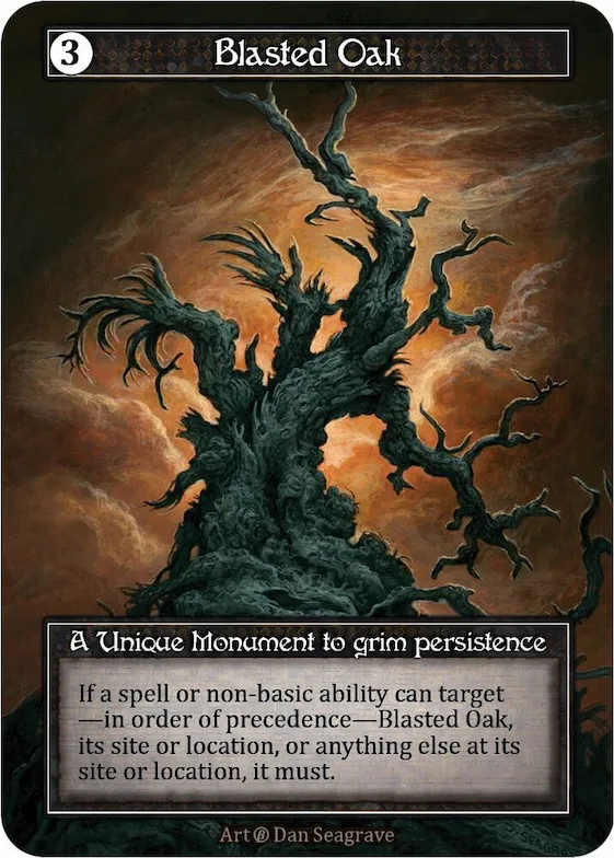Blasted Oak (Foil) #p522853 – Beta