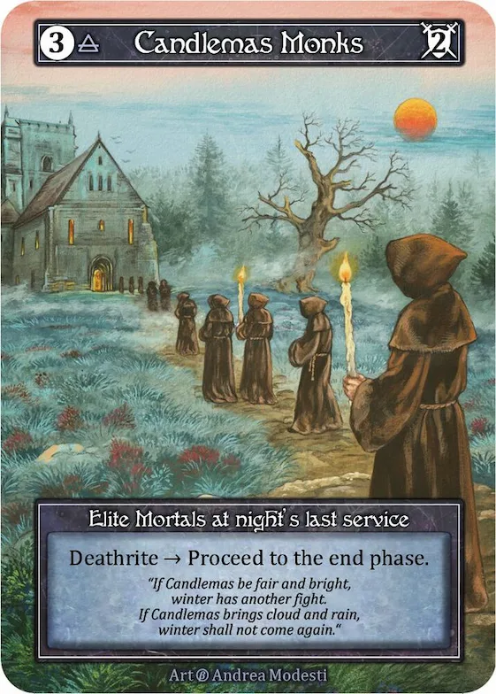 Candlemas Monks (Foil) #p522859 – Beta