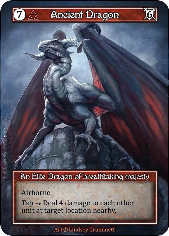 Ancient Dragon (Foil) #p522870 – Beta