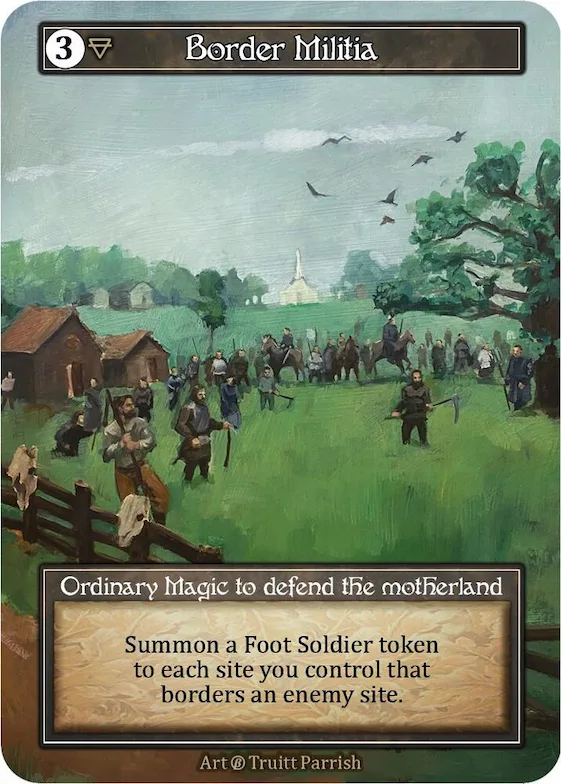 Border Militia (Foil) #p522901 – Beta