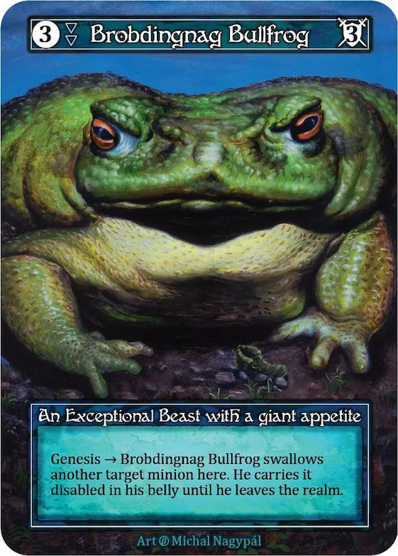 Brobdingnag Bullfrog (Foil) #p522939 – Beta