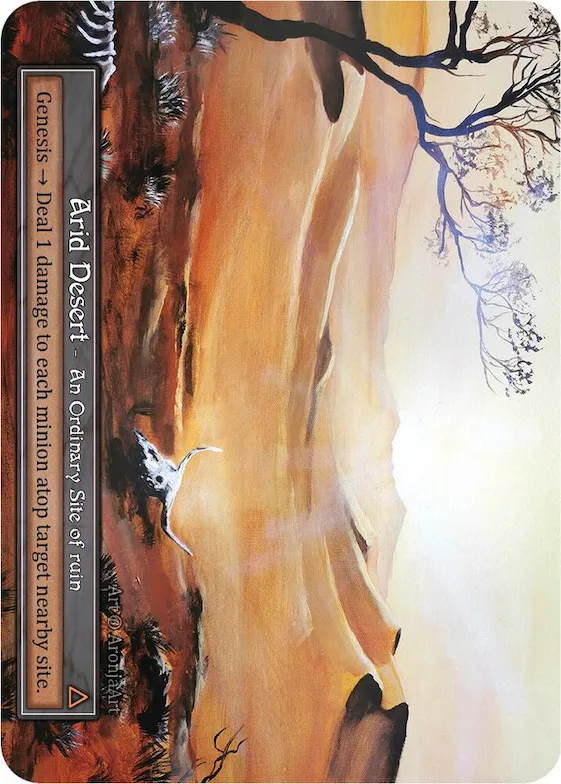 Arid Desert (Foil) #p522940 – Beta