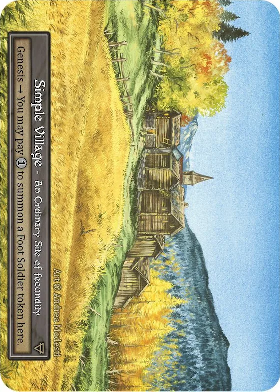 Simple Village (Foil) #p522962 – Beta