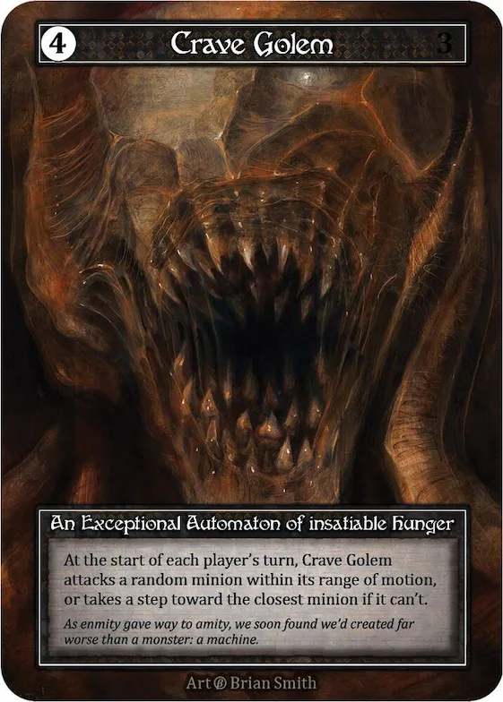 Crave Golem (Foil) #p522968 – Beta