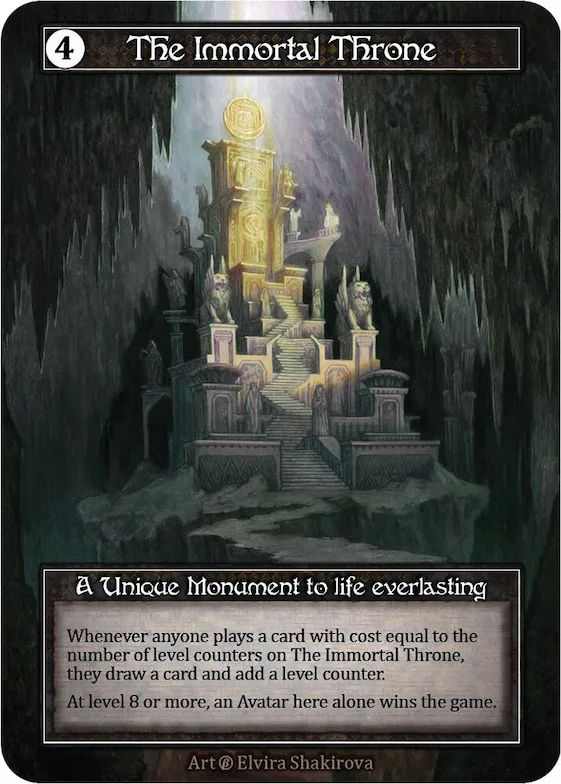 The Immortal Throne (Foil) #p523007 – Beta