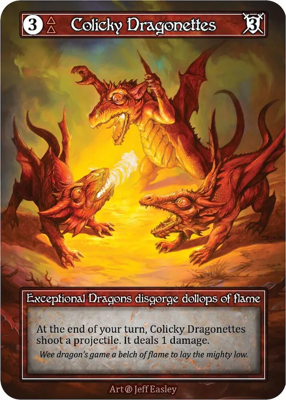 Colicky Dragonettes (Foil) #p523031 – Beta