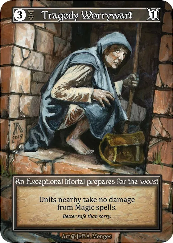 Tragedy Worrywart (Foil) #p523043 – Beta