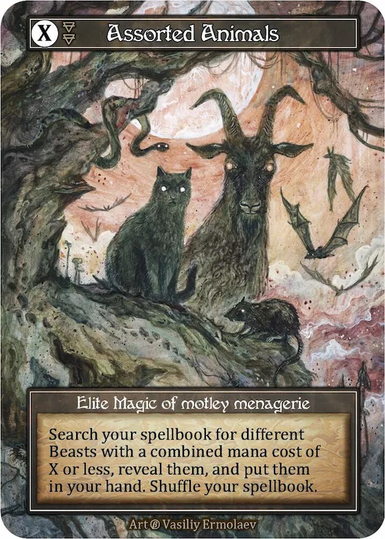 Assorted Animals (Foil) #p523046 – Beta