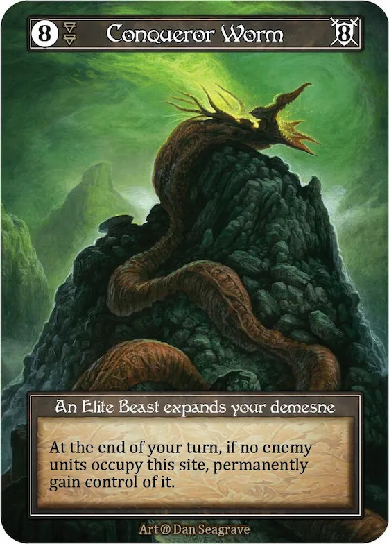 Conqueror Worm (Foil) #p523060 – Beta
