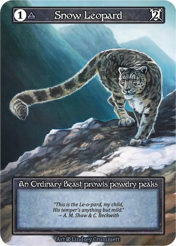 Snow Leopard (Foil) #p523130 – Beta
