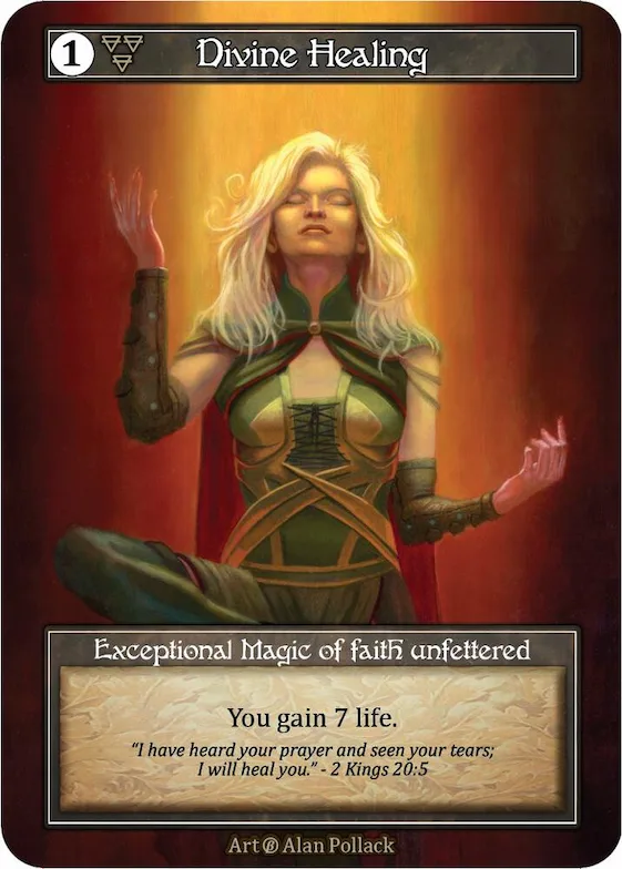 Divine Healing (Foil) #p523155 – Beta