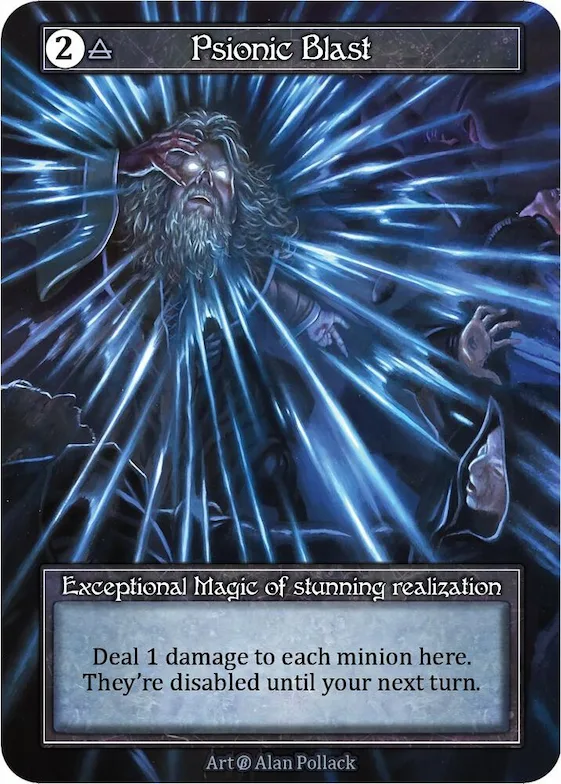Psionic Blast (Foil) #p523191 – Beta