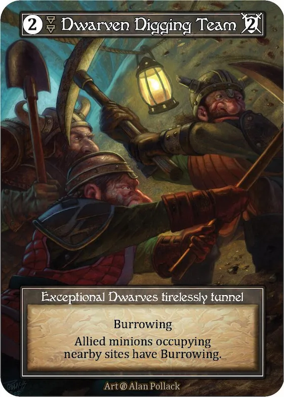 Dwarven Digging Team (Foil) #p523222 – Beta