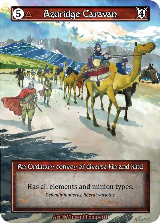 Azuridge Caravan (Foil) #p523254 – Beta