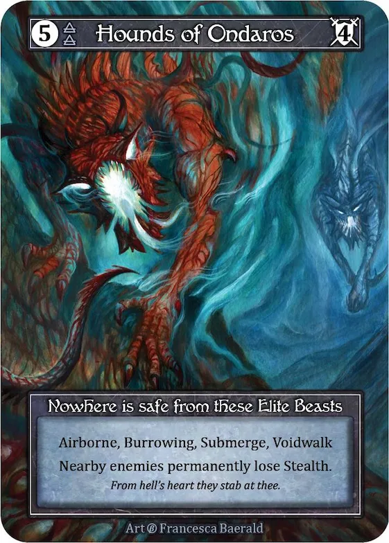 Hounds of Ondaros (Foil) #p523298 – Beta