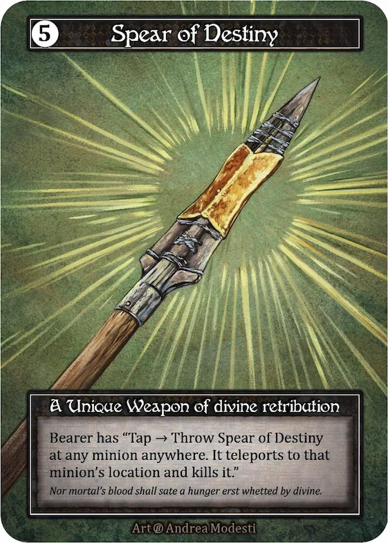 Spear of Destiny (Foil) #p523301 – Beta