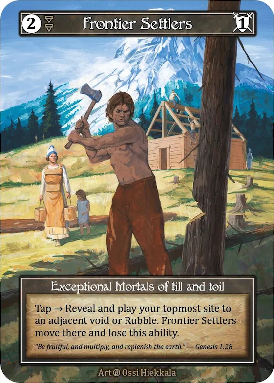Frontier Settlers (Foil) #p523303 – Beta